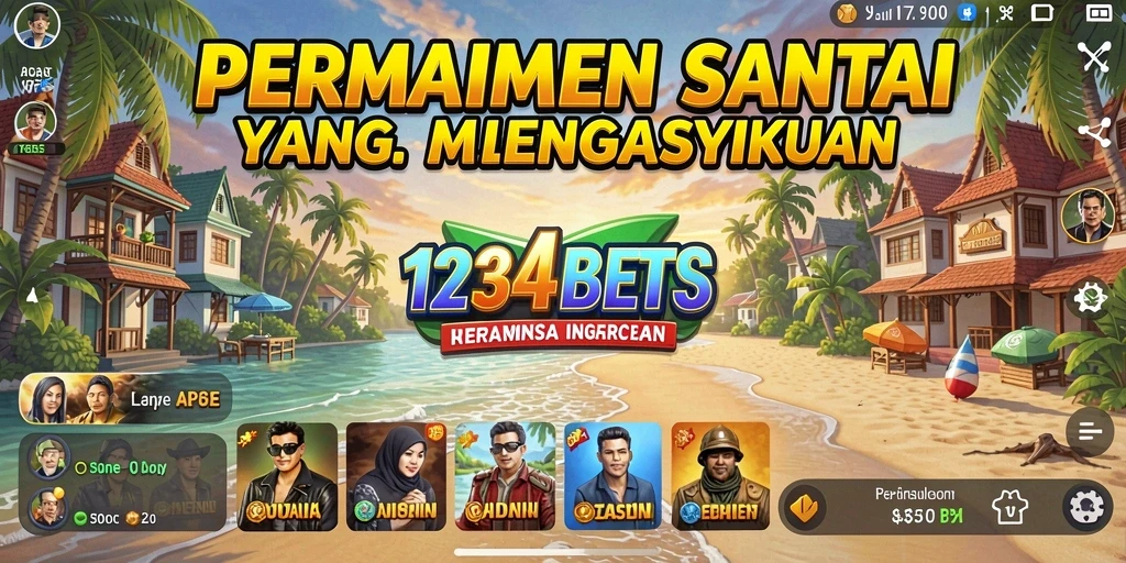 Tampilan gameplay yang menyenangkan dari 1234BETS.