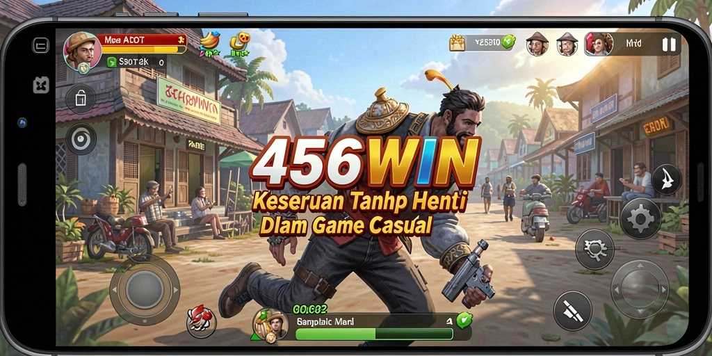 Tampilan gameplay seru di 456WIN yang penuh warna.