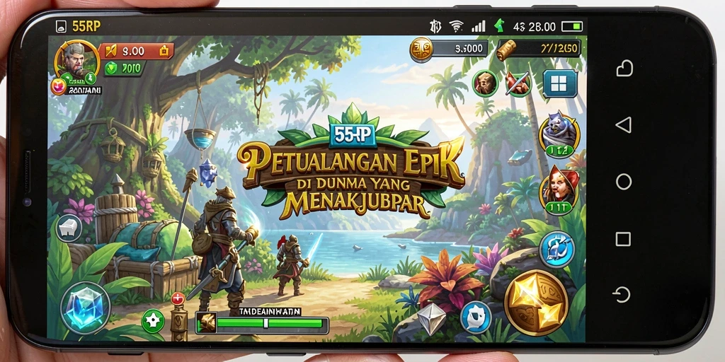 Tampilan gameplay <strong>55RP</strong> yang penuh petualangan dan tantangan menunggu Anda.