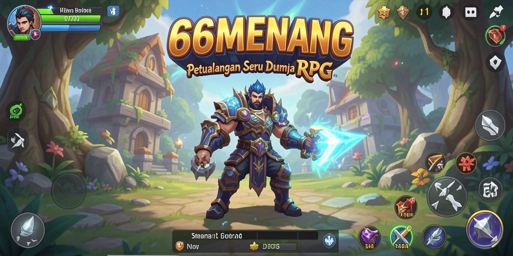 Tangkapan layar gameplay RPG yang menarik dan mendebarkan.