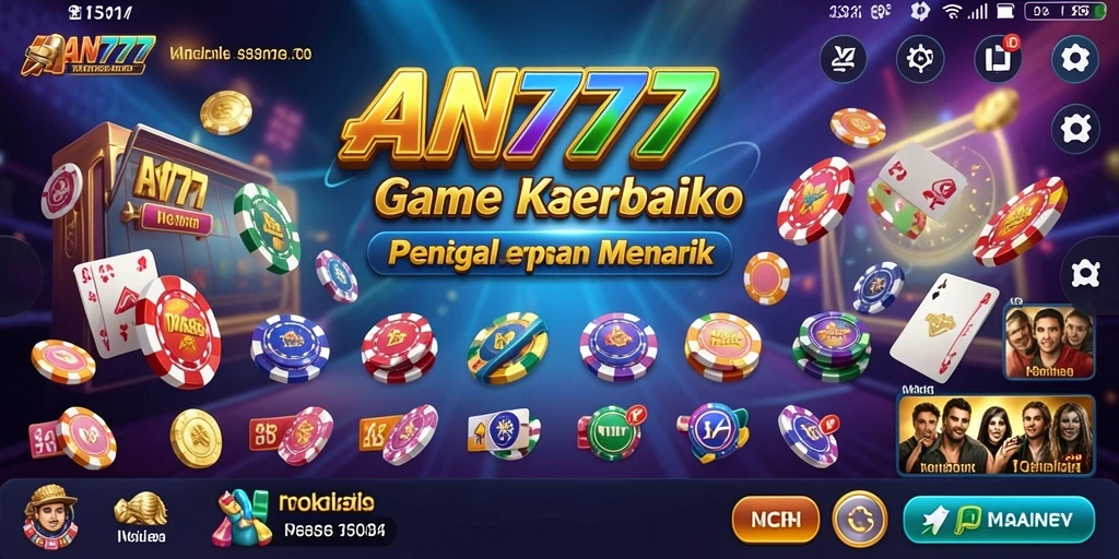 Tampilan gameplay Kasino yang seru dan menarik di AN777.