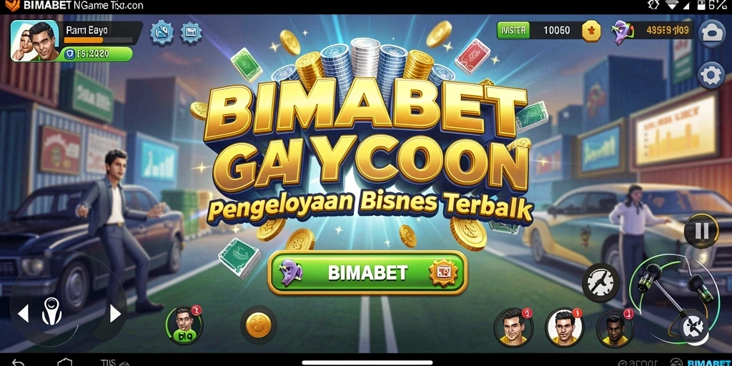 Screenshot gameplay BIMABET memperlihatkan aksi manajerial yang mendebarkan.