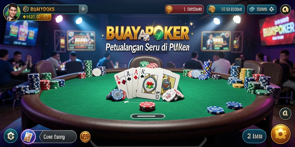 Tampilan gameplay seru di dalam BUAYAPOKER yang penuh petualangan.