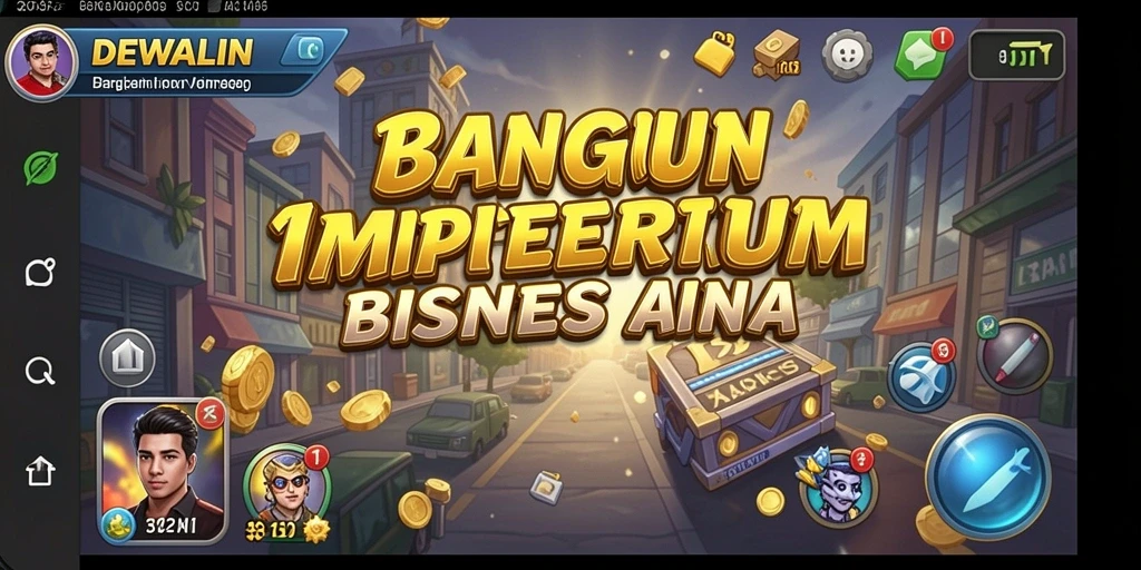 Tampilan menarik gameplay DEWALIN di dunia Tycoon.