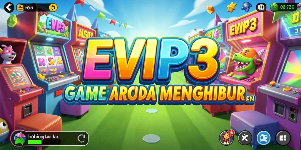 Screenshot EVIP3 menunjukkan gameplay Arcade yang menantang dan menghibur.