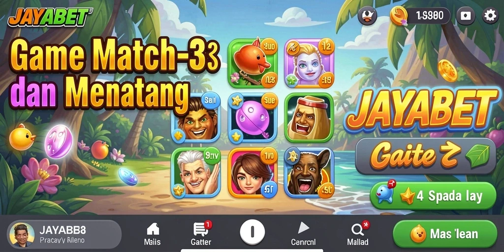 Tampilan gameplay JAYABET yang menarik dan penuh warna.