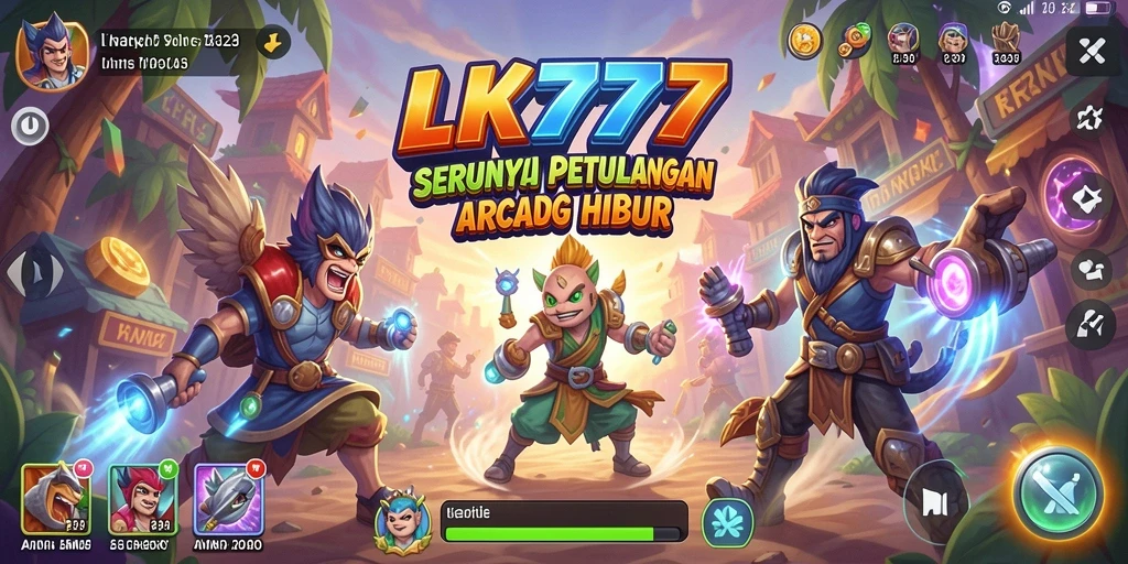 Tampilan gameplay LK777 yang menegangkan dan penuh warna.