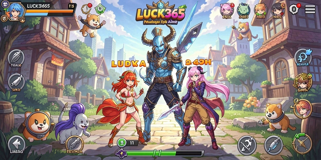 Tampilan menarik dari gameplay <strong>LUCK365</strong> yang penuh aksi dan karakter unik.