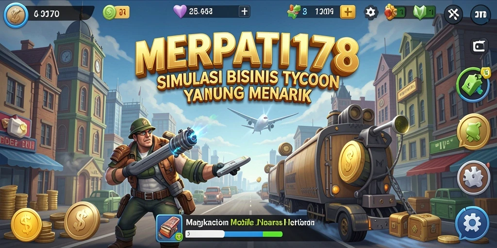 Screenshot MERPATI178 menampilkan gameplay Tycoon yang seru dan interaktif.