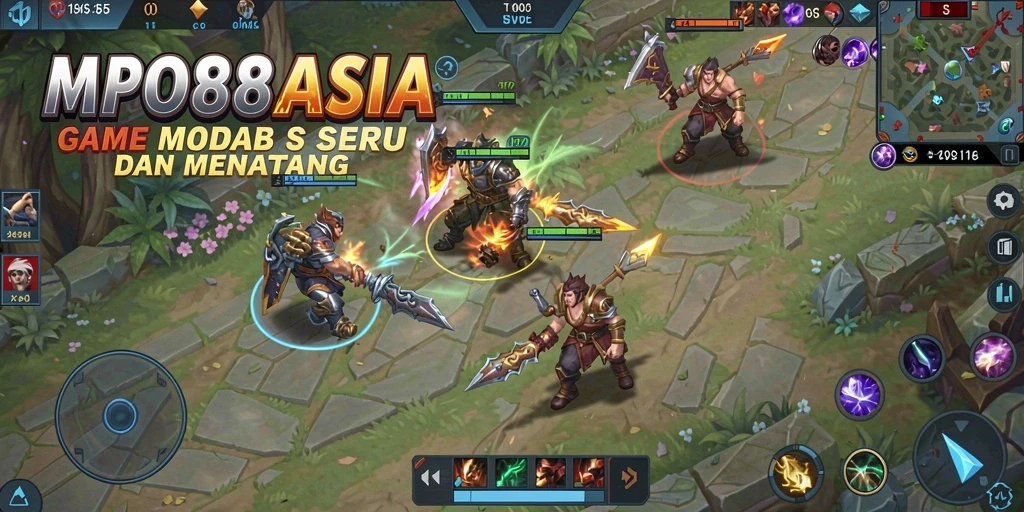 Tampilan gameplay seru dan menegangkan di MPO88ASIA.