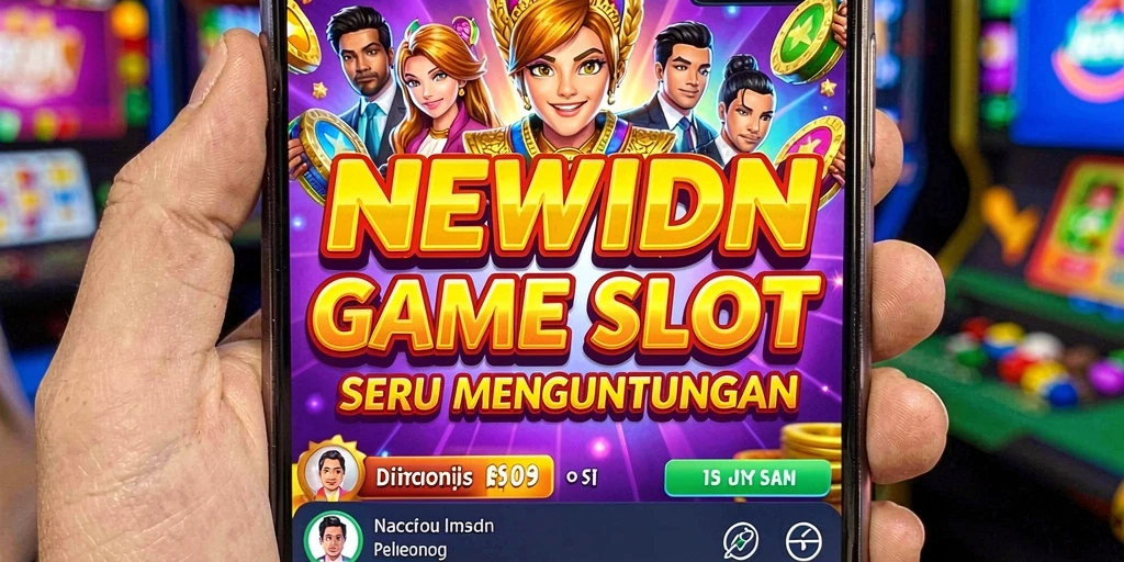 Tampilan gameplay menarik dari NEWIDN dengan tema slot yang beragam.