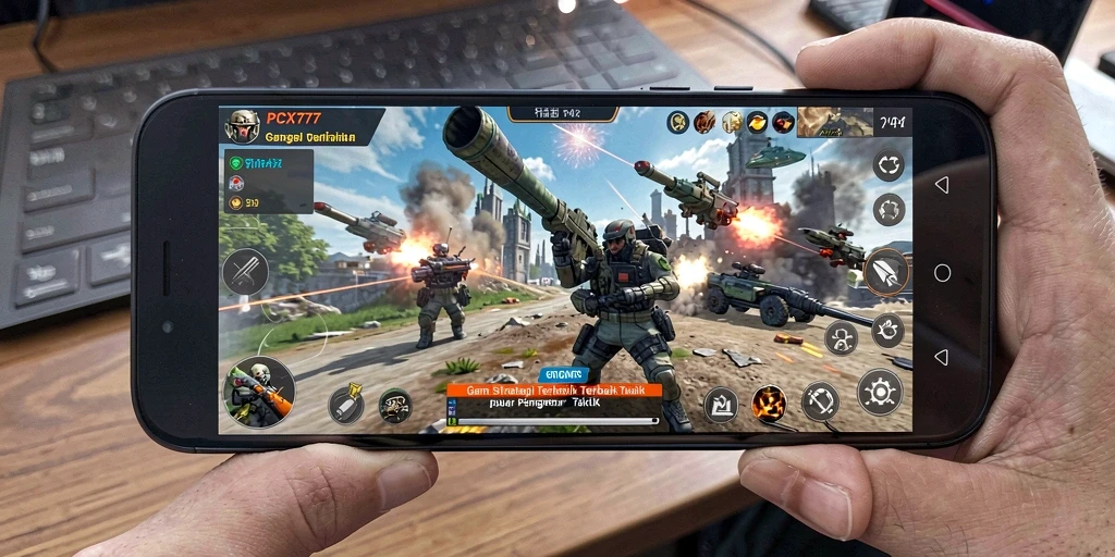 Tangkapan layar gameplay seru dan penuh strategi di PCX777.