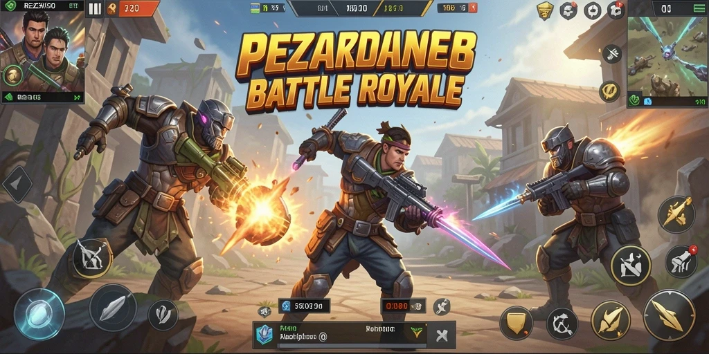 Tampilan gameplay seru dari REZEKIGO saat pertarungan Battle Royale.