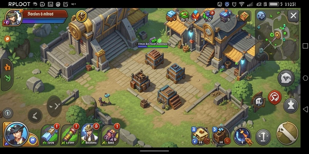 Tampilan gameplay RPLOOT yang mendebarkan dan penuh strategi.