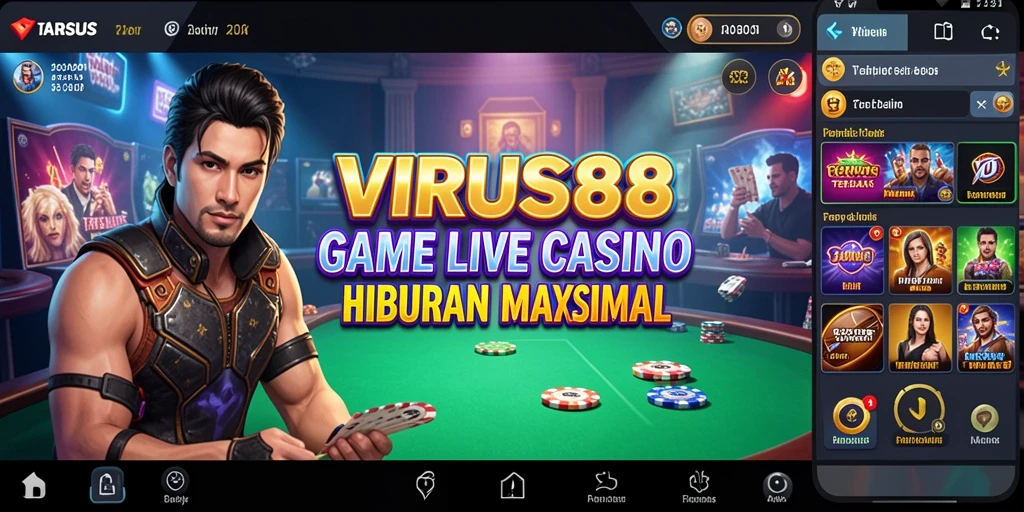Tangkapan layar gameplay menarik dari VIRUS88 Live Casino.