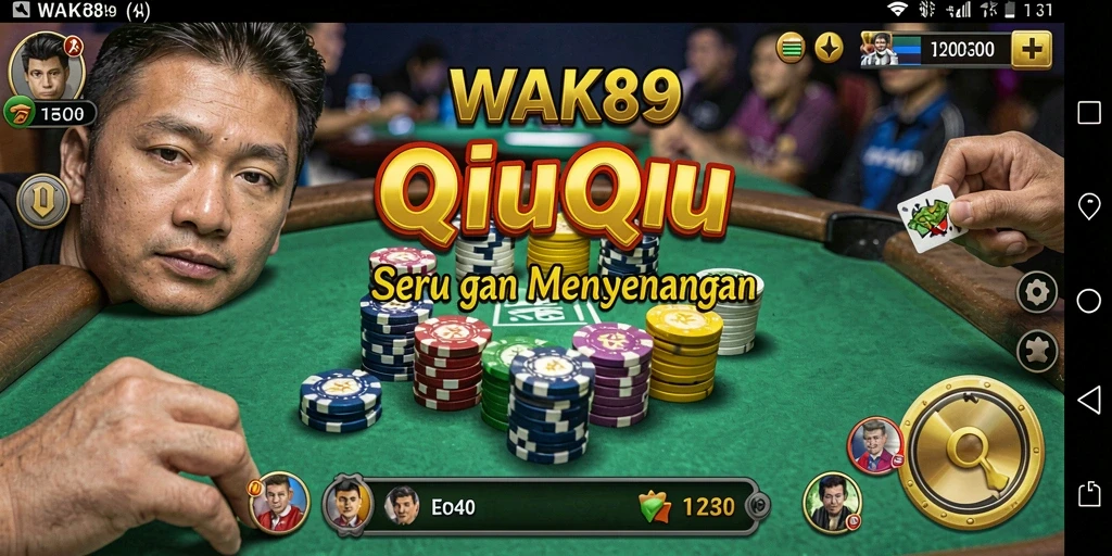 Tampilan gameplay QiuQiu yang menarik di WAK89.