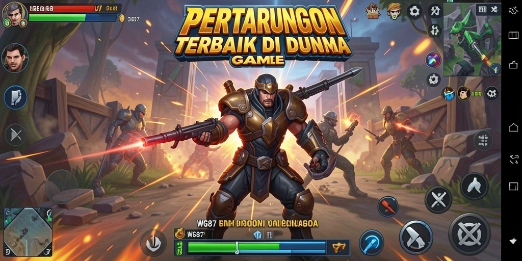 Tampilan gameplay WG87 yang mendebarkan dan penuh aksi.