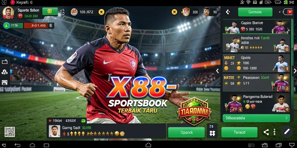 Tampilan gameplay X88 yang menarik dan interaktif.